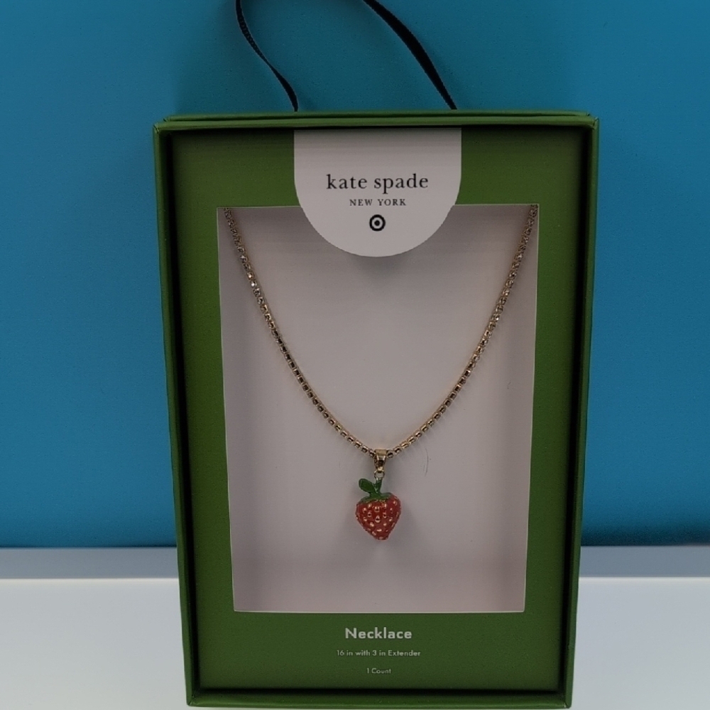 Kate Spade Strawberry Necklace - Picture 2 of 5
